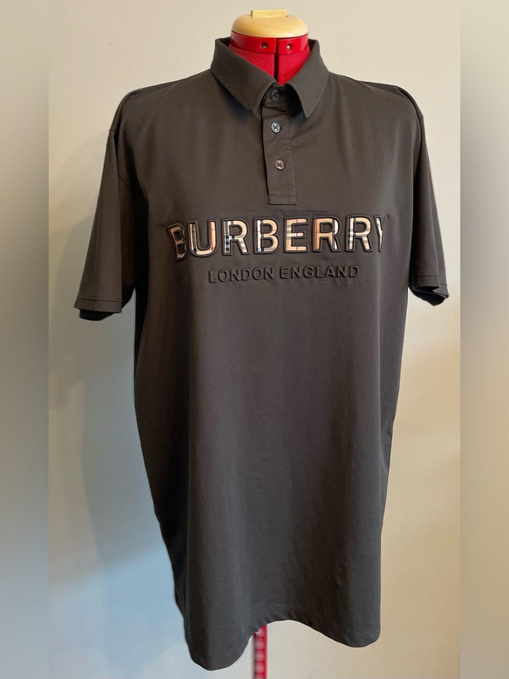 Burberry - all cotton polo shirt Size 2XL